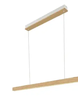 Svietidlá Nordlux - LED Stmievateľný luster na lankách ILGAS LED/47W/230V 3000K biely jaseň 2412053014