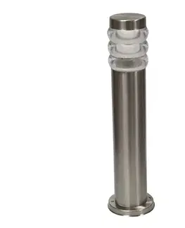 Záhradné lampy  Vonkajšia lampa LULA 1xE27/11W/230V IP44 nerezová oceľ SKU012815