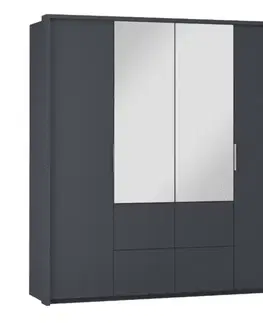 Šatníkové skrine ArtStol Šatníková skriňa VIEDEŇ 208 | grafit