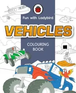 Nalepovačky, vystrihovačky, skladačky Fun With Ladybird: Colouring Book: Vehicles
