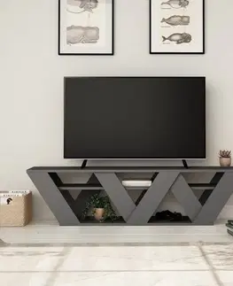 TV stolíky TV stolík Ralla - Anthracite - POSLEDNÝ KUS