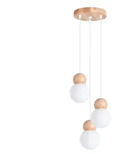 Svietidlá  SL.1391 - Luster na lanku PEKKA 3xG9/8W/230V biela SL.1391