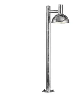 Záhradné lampy Nordlux - Vonkajšia lampa ARKI 1xE27/20W/230V IP54 strieborná 2118108031