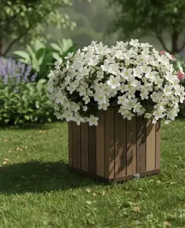 Záhradné kvetináče KETER Záhradný kvetináč DECO RIGHT TALL PLANTER
