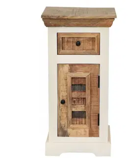 Kúpeľňový nábytok Skrinka do kúpeľne Agni 40x80x35 indický masív mango