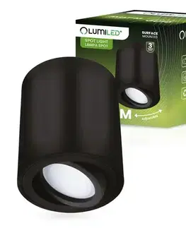 Lampy do obývačky Bodové svietidlo Amat 84mm Black O K1