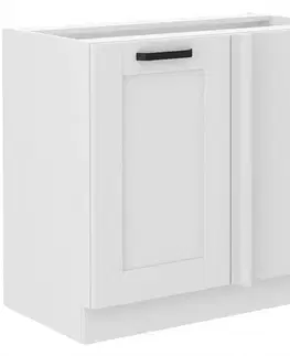 Kuchynské skrinky stojace Kuchynská skrinka LUNA biely mat/biely 105 nd 1f bb