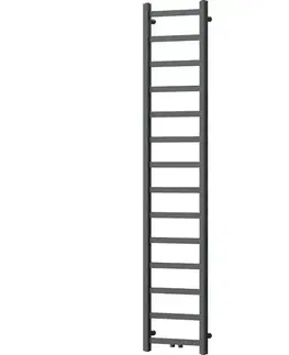 Radiátory do kúpeľne MEXEN - Bolt vykurovací rebrík/radiátor 1800 x 400 mm, 406 W, antracit W126-1800-400-00-66