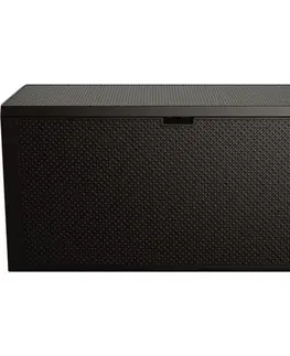 Úložné boxy Keter Záhradný úložný box Emily hnedá, 280 l, 118 x 58 x 45 cm