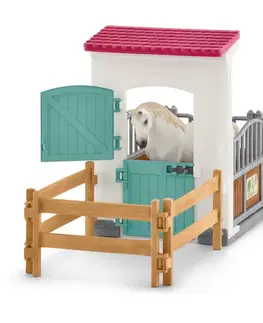 Drevené hračky Schleich 42569 Prístavba k stajni pre kone