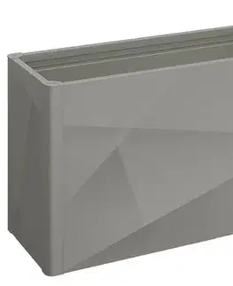 Truhlíky Biohort Zvýšený kvetináč na zeleninu BIOHORT Belvedere X-Design 201,6 x 54,7 x 77 cm (sivý kremeň metalíza)