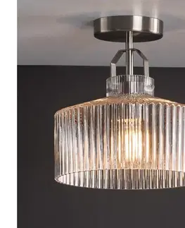 Svietidlá Där Lighting Där Lighting LEN4846 - Prisadený luster LENKA 1xE27/60W/230V matný chróm LEN4846