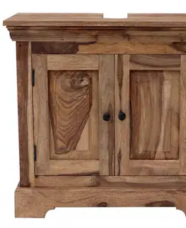 Kúpeľňový nábytok Skrinka pod umývadlo Jali 90x70x45 z indického masívu palisander