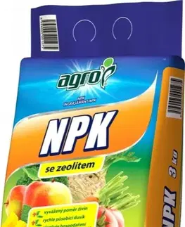 Grily Kinekus Hnojivo so zeolitom, univerzálne, 3kg, NPK, AGRO