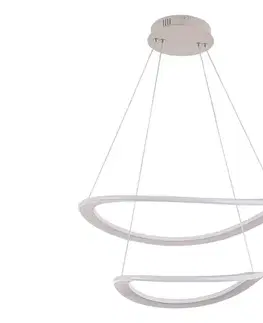 Svietidlá  LED luster na lanku CASHMERE LED/75W/230V pr. 59,5 béžový 338020