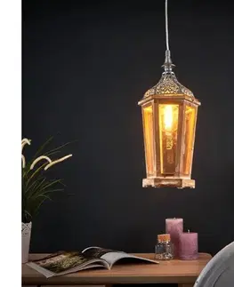 Svietidlá Eglo 49206 - Luster KINGHORN 1xE27/42W/230V 49206