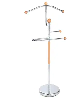 Regály a poličky Nemý sluha ABD-1278 CR chróm/dub, 112 cm