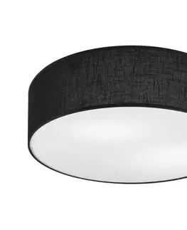 Svietidlá  Stropné svietidlo SIRJA 2xE27/15W/230V priemer 45 cm čierne LM-2.183/CZARNY