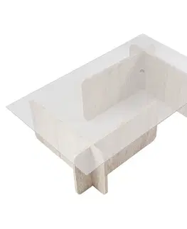 Konferenčné stolíky Konferenčný stolík Flavio Travertine