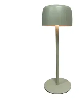 Záhradné lampy Zuma Line ETLED-658-GR - LED Stm. nabíj. lampa POCO LED/2W/1200 mAh IP44 zelená ETLED-658-GR