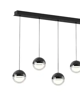 Svietidlá Viokef Lighting LED luster na lankách ZIREA LED/30W/230V čierna 4330000