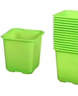 Záhrada Kvetináč sadbový GREEN zelený 8x8x8xcm 15ks