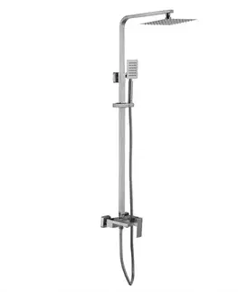 Sprchové sety - povrchová montáž Systém vaňový-sprchový Remi X 1-f Inox