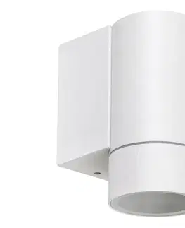 Záhradné lampy Rabalux 8120 - Vonkajšie nástenné svietidlo PHOENIX 1xGU10/10W/230V IP54 biela  8120
