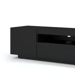 TV stolíky ArtBm TV stolík AURA 200 | čierny mat