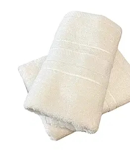 Uteráky Sada 4 kusov Monako krémovej osušky 70x140cm a uterákov 50x90cm TiaHome