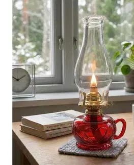 Lampy BRILAGI - Petrolejová lampa MERLIN červená 8590828169338