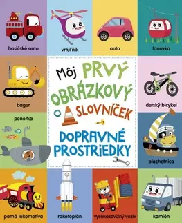 Leporelá, krabičky, puzzle knihy Môj prvý obrázkový slovníček: Dopravné prostriedky