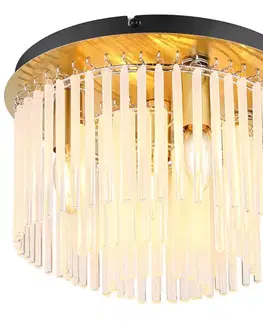 Moderné lampy do obývačky Luster 15698DM Black LW5