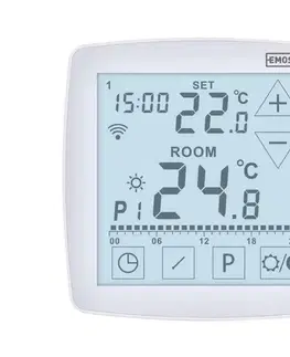 Predlžovacie káble  Bezdrôtový digitálny termostat GoSmart 230V/16A Wi-Fi Tuya P56S01F