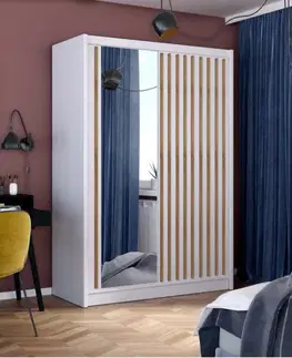 Šatňové skrine Šatníková skriňa LADDER 150 Tempo Kondela