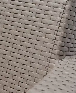 Lavice z umelého ratanu KETER Pohovka SALOMON 2 seater sofa | cappuccino