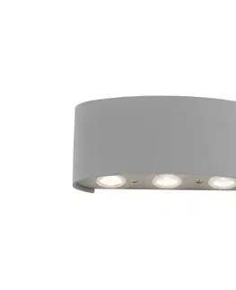 Svietidlá Paul Neuhaus 9488-21 - LED Vonkajšie nástenné svietidlo CARLO 6xLED/0,8W/230V IP54 9488-21