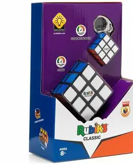Hlavolamy Rubikova kocka (súprava Klasik 3x3 a Prívesok)