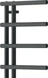 Radiátory do kúpeľne MEXEN/S - Jukon radiátor + vykurovacia tyč 988 x 500 mm, 600 W, antracit W116-0988-500-2600-66