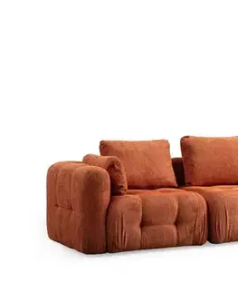 Pohovky a gauče Trojmiestna pohovka Amaris 3 Seater - Orange