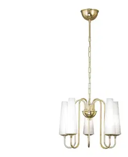 Svietidlá Zuma Line 1127 - Luster na reťazi MAGNUM 5xE14/40W/230V zlatá 1127