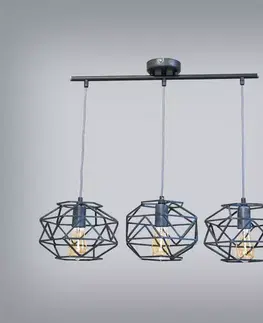 Moderné lampy do obývačky Lampa Cage 2701/Z-B-3 LW3