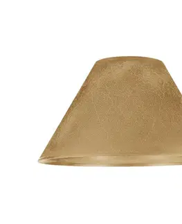 Predlžovacie káble  Náhradné tienidlo k stolnej lampe E14 21x11 cm zlatá 5907687449946