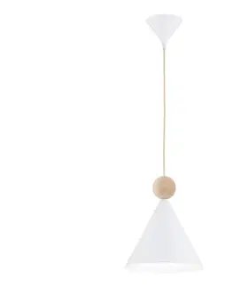 Svietidlá Argon 8629 - Luster na lanku KEGEL 1xE27/15W/230V biela 8629