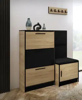Skrinky na topánky Skrinka na topánky Kpl Foli Craft + Čierna (ITAKA 15)