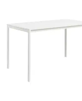 Jedálenské stoly Jedálenský stôl BISTRO 120x75 biely