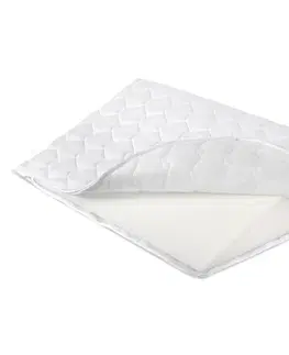 Vankúše Bellatex Klinový podhlavník s prešitím biela, 80 x 50 x 20 cm