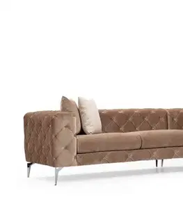 Pohovky a gauče Štvormiestna pohovka Como - Dark Cream