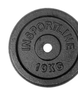 Závažia k činkám Liatinový kotúč inSPORTline CastCzech 10 kg 30 mm