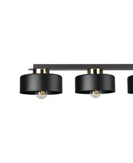 Svietidlá Keter Lighting Stropné svietidlo IGNIA 3xE27/60W/230V čierna/zlatá 3395